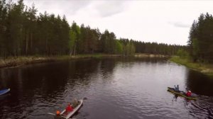 Сплав по реке Лух, май 2015