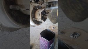 HYUNDAI Портер  меняем задний  мос пачивник