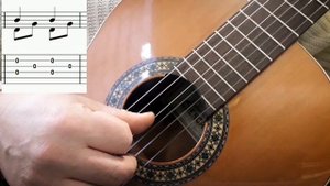 Школа игры на гитаре для начинающих. Урок No1.М.Каркасси "Andantino ".