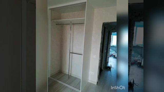 Встроенный шкаф купе, своими руками. DIY. смотреть онлайн