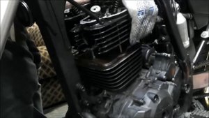 Установка головки цилиндра на Honda XR400