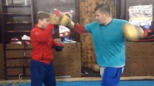 Боковой удар - подводящее упражнение