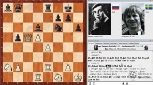 Шахматы. Карпов - Андерссон. СЕНСАЦИОННАЯ ПАРТИЯ Чемпиона Мира!