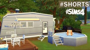THE SIMS 4 | Летний Дом на Колёсах | Без CC | The Sims 4 Stop Motion Build | #Shorts