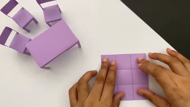 DIY MINI PAPER DINING TABLE & CHAIR/ Paper Craft / mini Paper furniture crafts For doll house смотреть онлайн