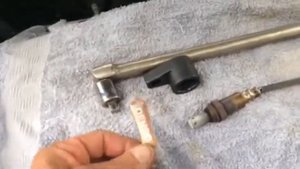 Pontiac vibe Toyota matrix check engine light P0133 P0446 repair remedy oxygen  vapor sensor leak