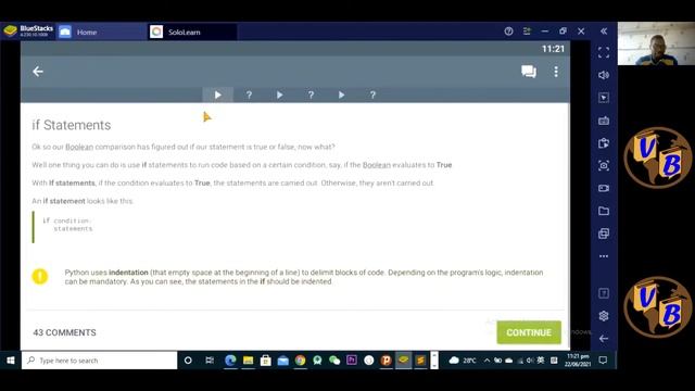 if statements in Python смотреть онлайн