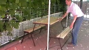 Лавка трансформер НС-2б. Скамейка трансформер. Стол трансфомер. Садовая мебель. Мебель трансформер.