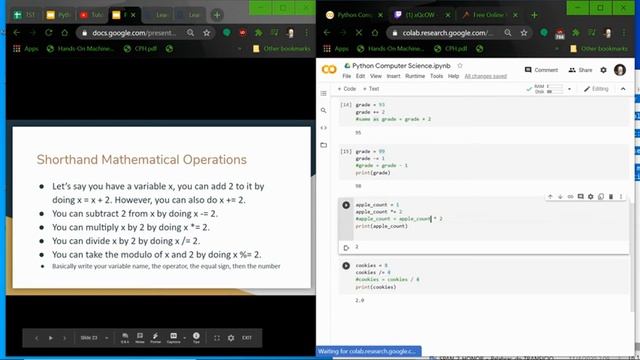 Python Computer Science Tutorial #3: Booleans, Mathematical Operators, and String Concatenation