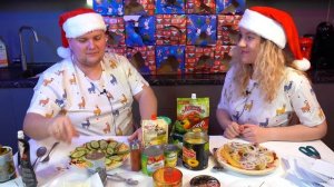 Смешала мандарины с шпротами! ПИЦЦА Адвент-Календарь ЧЕЛЛЕНДЖ!