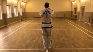 Won Hyo Tul | Front & Rear View | ITF Taekwondo Pattern | Mark Harkess | UKTC