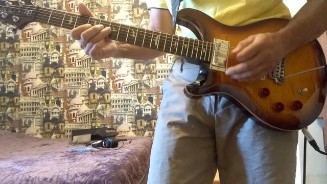 PRS SE DGT и гитарный процессор Valeton GP 200 . Блюз смотреть онлайн