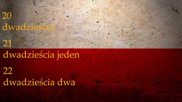 Цифры на польском языке от 1 до 999 смотреть онлайн