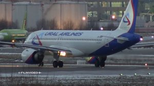 ✈Крутой взлёт A320neo Уральских авиалиний в аэропорту Домодедово (2020)