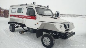 Трэкол для скорой помощи,ставим на родные колеса автокраном.Вагон с "любимой" трубой) POV autocrane
