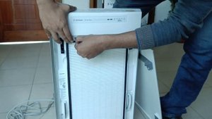Humidifying Air Purifier | Panasonic | F-VXR50M | Operating Filter change water refill