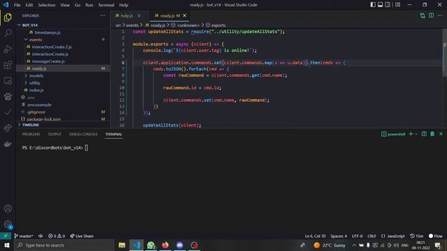 Discord JS 14 Clickable Command Help Menu