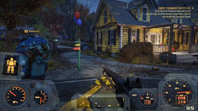 Fallout 76 - I'M DEAD INSIDE (Fallout 76 New DLC Update Gameplay Fasnacht Parade)