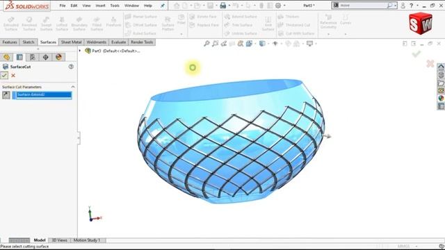 How Make Vegetable And Fruit Basket In Solidwork | Solidworks Tips And Tricks