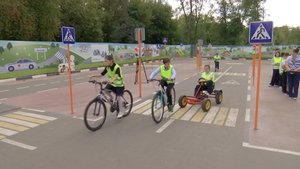 Урок безопасности в автогородке