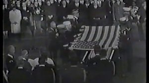 John F Kennedy Funeral Graveside Ceremonies Nov 25, 1963