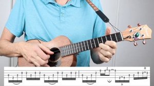 Bach Cello Suite  no. 1 "Prelude" for Ukulele with TAB