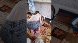 неделя после операции//потихоньку делаю домашние дела//завели котят//(3 месяца назад)