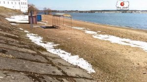 Пробежкой вокруг Юрьево монастыря в Великом Новгороде.