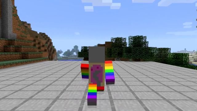 Nyan Cat Minecraft Skin Spotlight смотреть онлайн