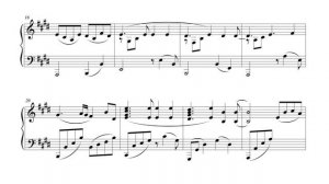 My heart will go on Piano sheet