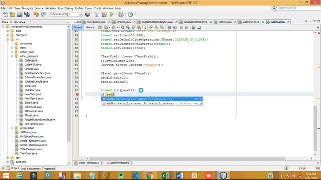 How to call a JFrame from another JFrame in Java Swing смотреть онлайн
