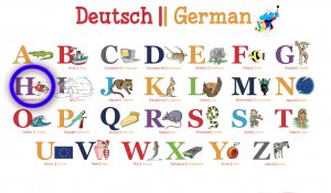 НЕМЕЦКИЙ АЛФАВИТ ДЛЯ ДЕТЕЙ, БУКВА - H, РАЗВИВАЮЩИЙ МУЛЬТИК