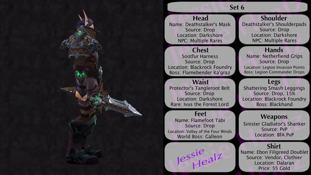 Jessiehealz - 10 Cool Rogue Transmog Sets #4 (World of Warcraft) смотреть онлайн