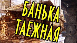 Баня таежная, внутри и снаружи, рублена в ласточкин хвост #домавместе