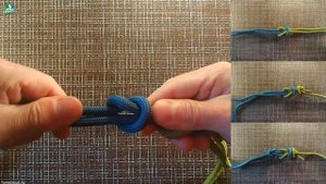 Вязание узла: прямой