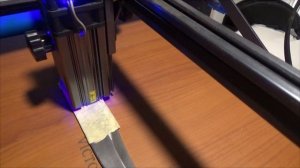 Выжигание лазером на ноже тест