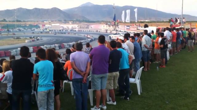 Drift wars Larisa city Ioul/11 Lada warm up.MOV смотреть онлайн