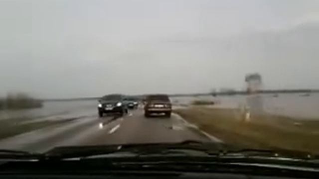 Разлив реки Москва в Раменском районе д. Рыбаки
