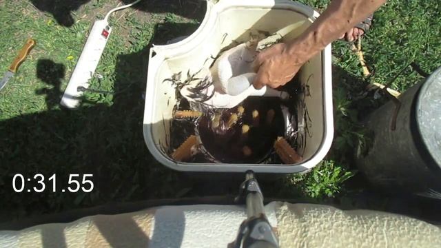 Перосъемная машина своими руками.Полноценное испытание. смотреть онлайн