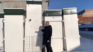 Септик для частного дома. Глубина залегания канализационной трубы до 145 см от поверхности грунта.