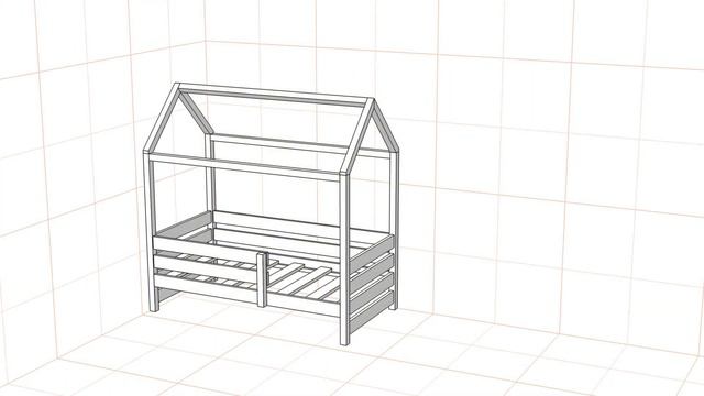 Кроватка Домик от производителя Размеры