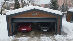 Гараж из сэндвич-панелей Doorhan