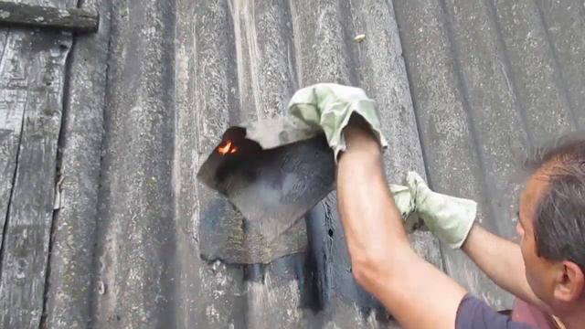 Заделываю дырки в шифере смотреть онлайн