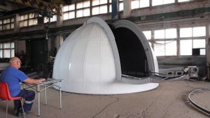 Астрономический купол Astroteclab испытание автоматики