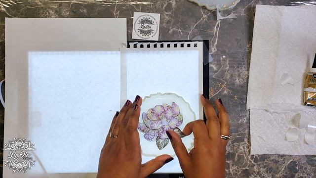 Using Washi Tape to Create these PRETTY Resin Stained Glass Style Floral Coasters - LiaDia Designs смотреть онлайн