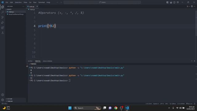 Python Series Ep 3: Python Basics ( Data Types (int, float, complex), Variables, Comments)