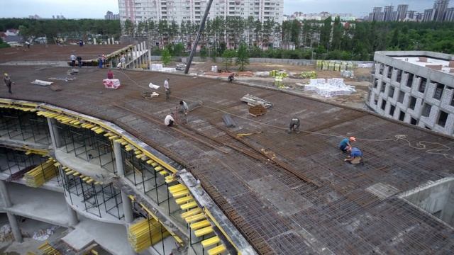 Строительство Мегашколы на Московском проспекте г. Воронеж смотреть онлайн