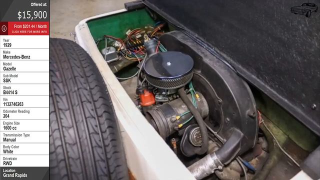 1929 Mercedes Benz Gazelle SSK смотреть онлайн