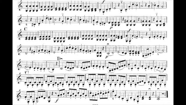 PLEYEL op 8 n 1 ALLEGRO MODERATO Play along study aid for both parts. VIOLIN DUETS MINUS ONE.