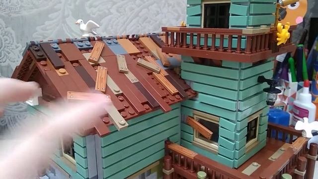 LEGO обзор.Набор LEGO ideas старый рыболовный магазин.